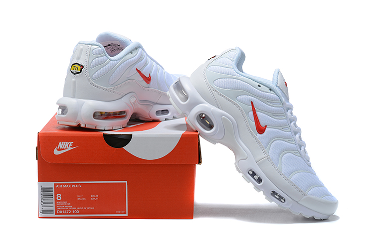 2021 Nike Air Max Plus Light Blue Red Running Shoes